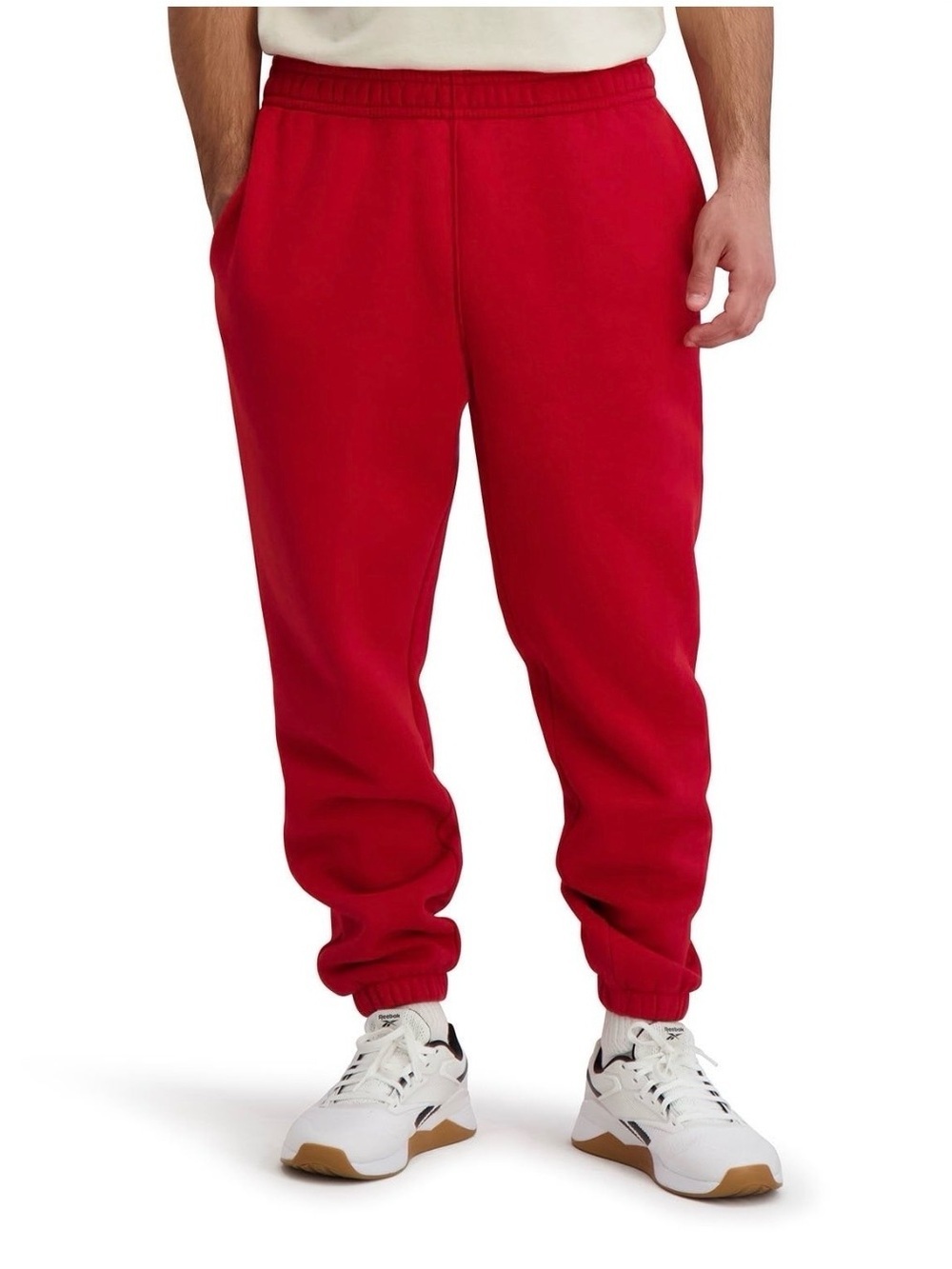 Champion Men's Red Jogger Sweatpants